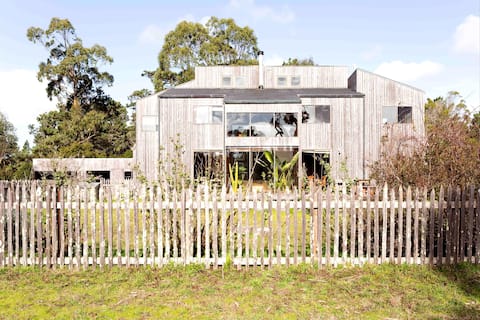 Sea Ranch style farmhouse on 80 magical acres