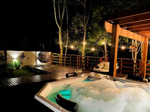 Chalé with SPA and Fireplace in the Serra de Ubatuba