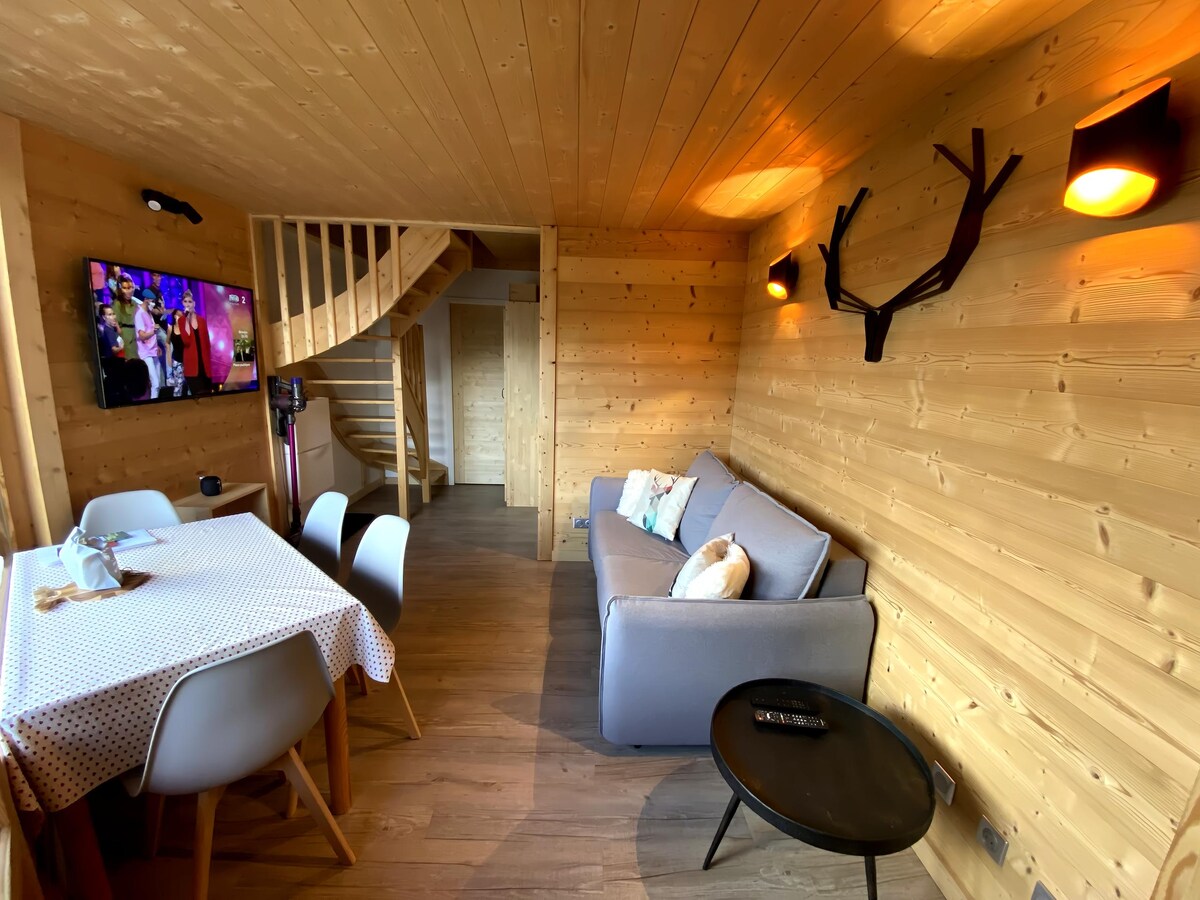 Top performing Airbnb: Samoens 1600 South-facing duplex at the foot of the slopes in Samoëns