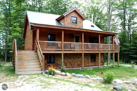 Torch Lake Log Home