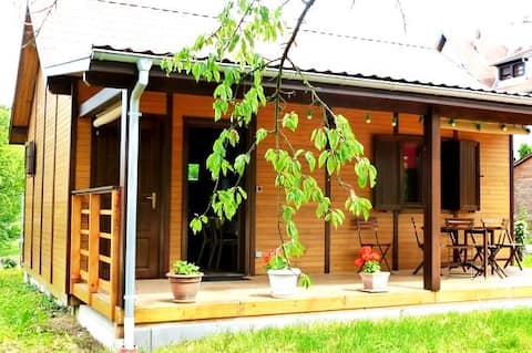 Chalet in the countryside with views of the Romanesque Church