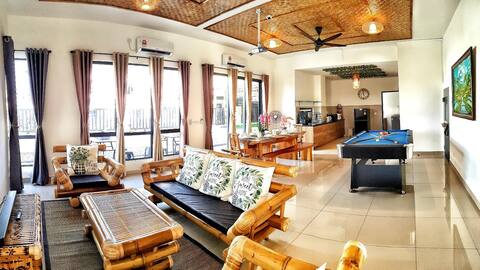Bali Villa -Bbq/KTV/Jacuzzi/Pool Table/Cinema