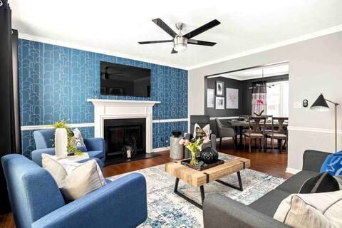 Cute & Cozy Home/Duluth/Sleeps 6/25 min to ATL