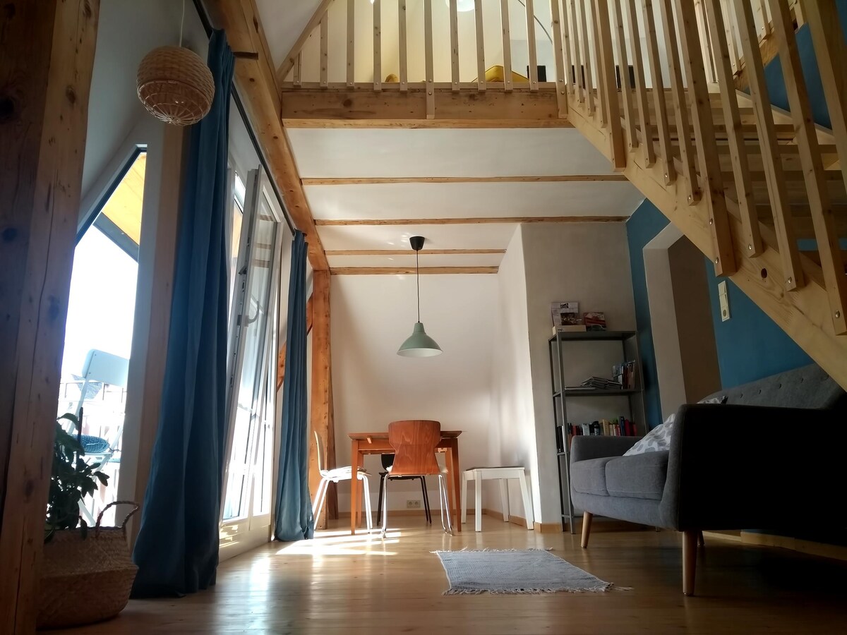 Leistungsstarkes Airbnb: Large apartment with old building charm and mountain views in Füssen