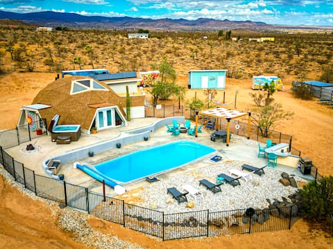 Serenity Dome Oasis - Joshua Tree - Heated Pool