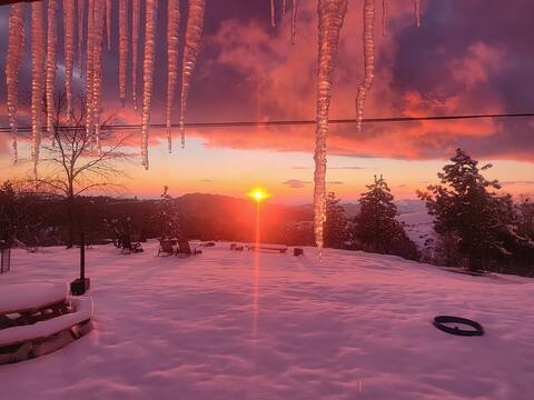 Sunset & City lights | Kings Canyon & Sequoia