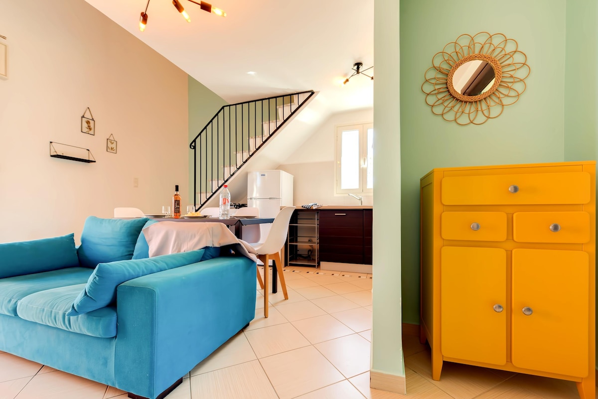 Erfolgreiche Airbnb-Immobilie: Terrazza Soli Mare -4p apartment near Lozari beach in Belgodère