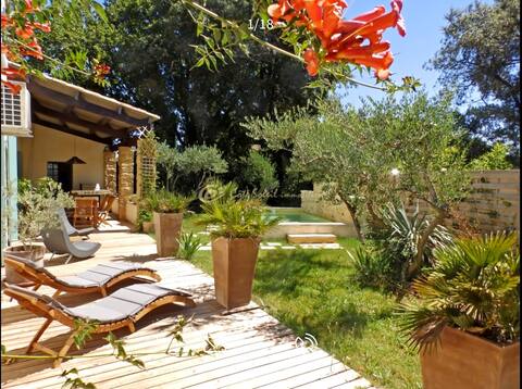 Chez Lydia - Rivière, Pont-du-Gard walking distance!