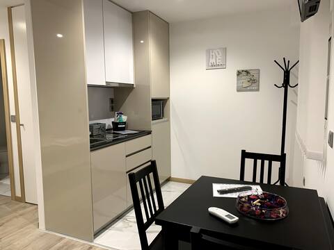 Studio 10 ground floor, quiet, 1 to 2 Sleeping arrangements