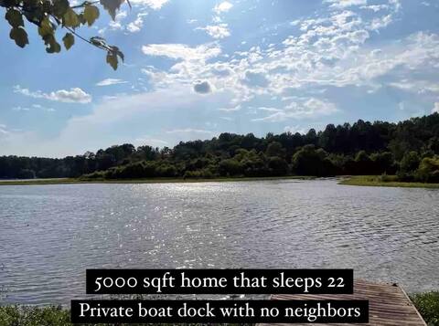 Lake front home away from home