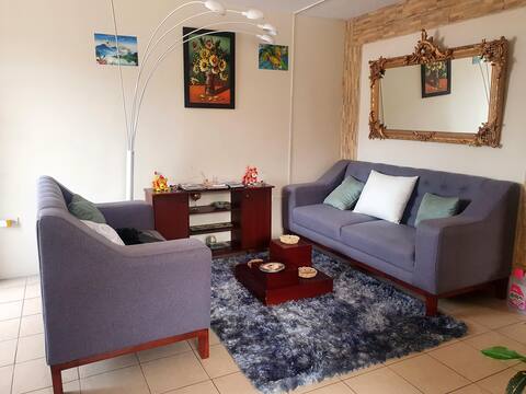 Beautiful apartment with amenities included and a place to make a fire and enjoy with friends of a b