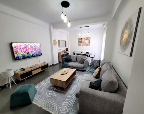 Luxury T4 apartment - 5min beach & city center