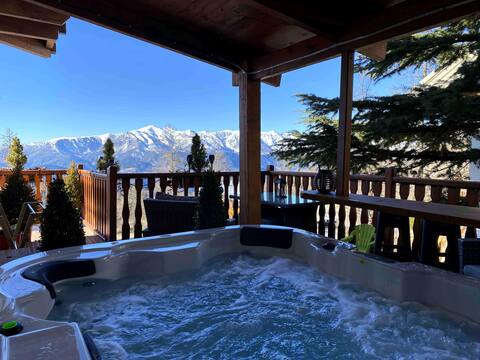 Valberg private Spa  2 Bed apart w/ mountain view
