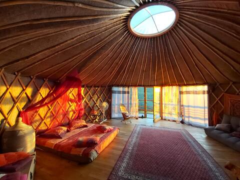 Stunning panoramic yurt in lower Cevennes