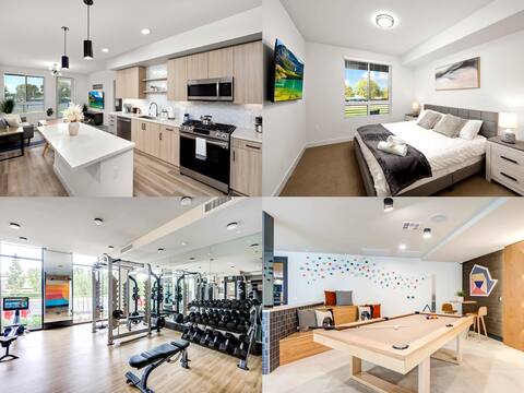 Modern 2B2B|Central OC|Pool & Spa|TVs in Every BR