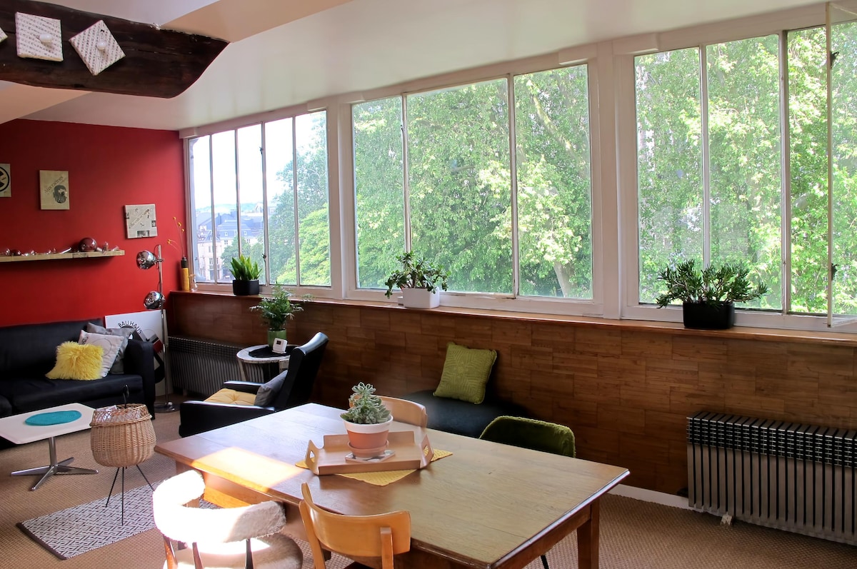 Airbnb performant: Amazing view in the heart of Rouen ! à C.H.U.R. / Place Saint Marc / Martainville / Croix De Pierre / Saint Nicaise