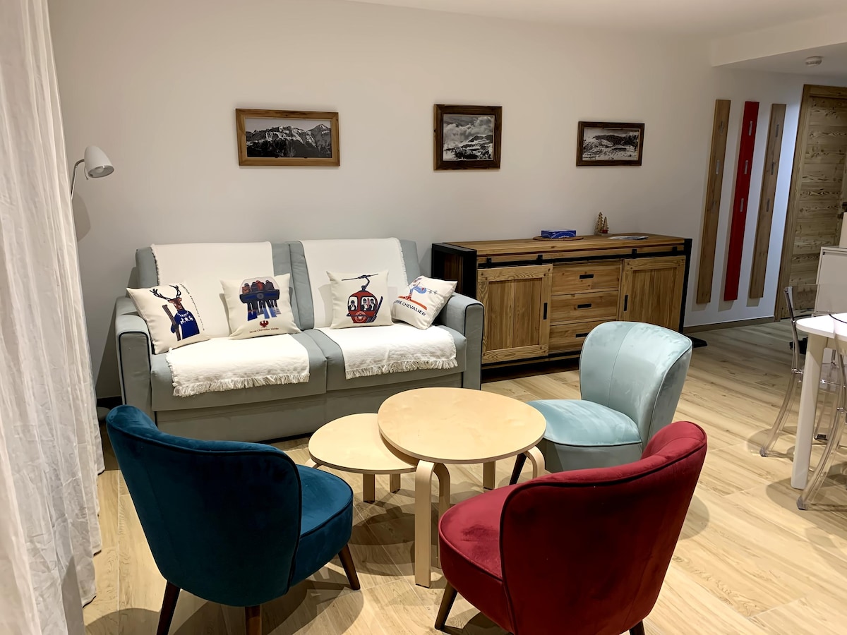 Beliebte Airbnb-Anzeige: Cozy and modern apartment in Saint Chaffrey