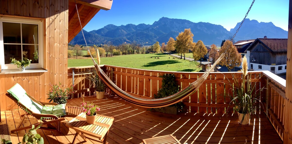 Leistungsstarkes Airbnb: Apartment "pure erholung" / "pure relaxation" in Schwangau