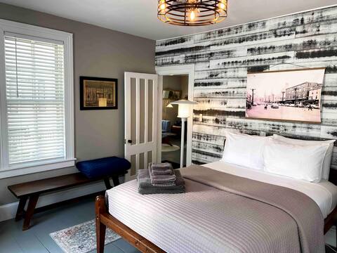The Clemons, main level unit in historic house