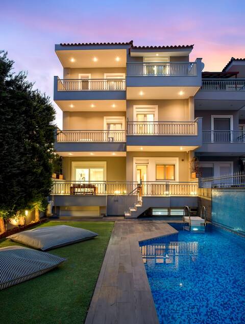 Athenian Grand Riviera Villa, with Private Pool.