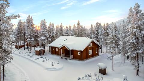 Villa Aurora with spectacular views to Pyhä fell