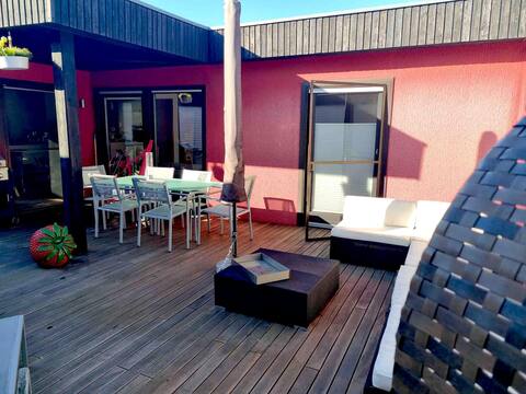 House with garden, fireplace, party cellar - barrier-free