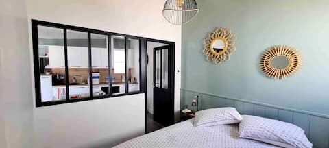 Top Airbnb: Chez Dom - Charming small 25 m2 studio à Le Bois Plage En Ré