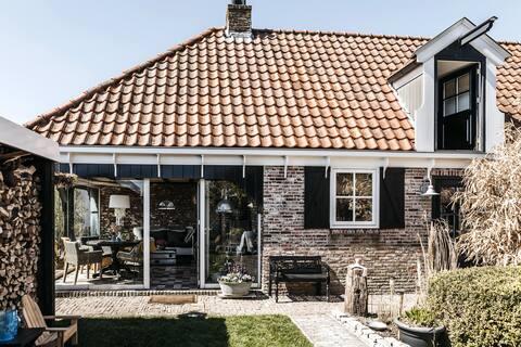 House with stunning views and private garden.
