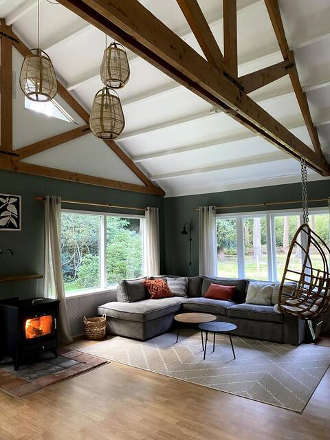 Cozy, spacious vacation home on an estate