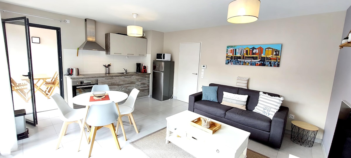 Top performing Airbnb: Between Park and City Center in Arcachon