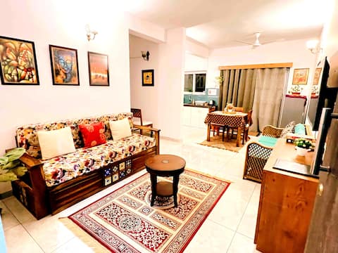 The Cider Goa A| 2BHK FullyAC| Near Beach |Sleeps7