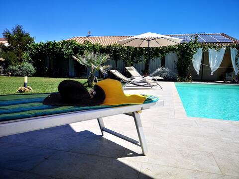 Luci di Maremma two-room apartment with swimming pool, sea, pine forest