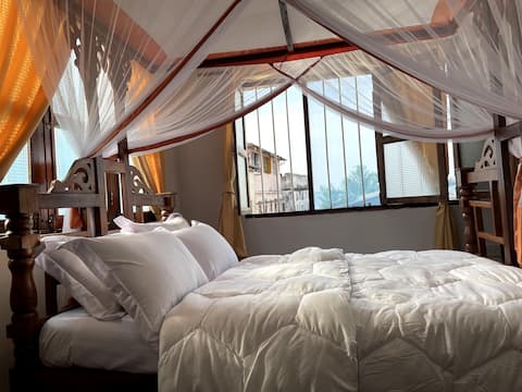 Two-Story, two bedroom Apartment at Forodhani.