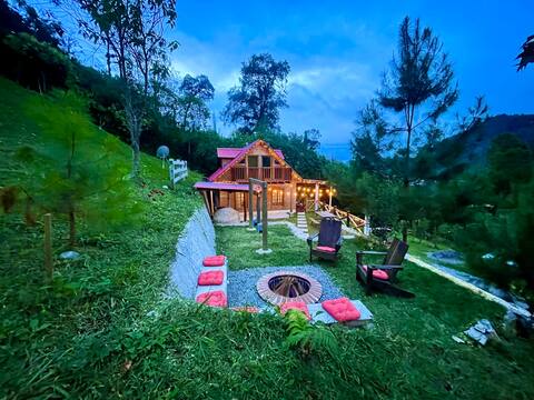 Cabañas El Arco Pleasant surrounded by nature