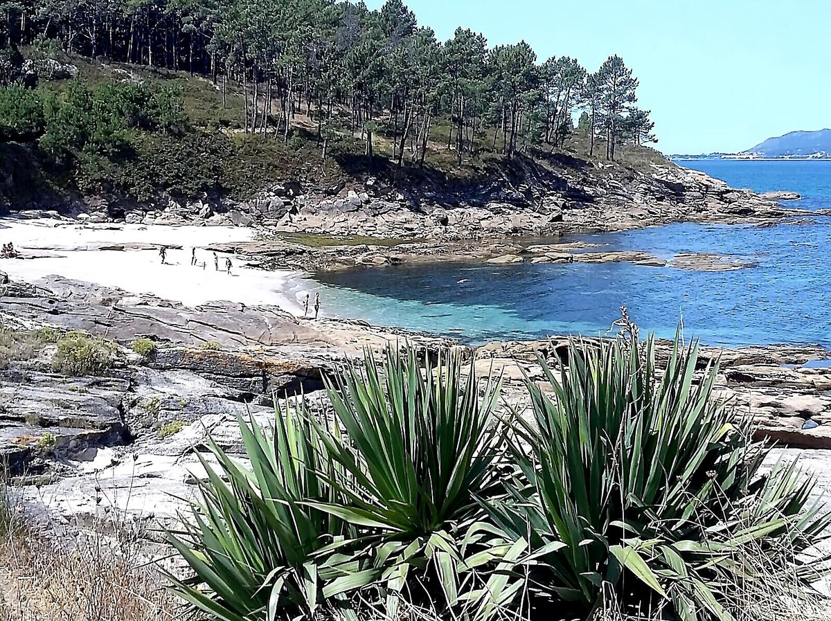 Top Airbnb: Aguieira-Porto do Son Beachfront Chalet in Porto Do Son