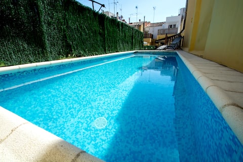 Air, Central House in Calella with Private Pool
