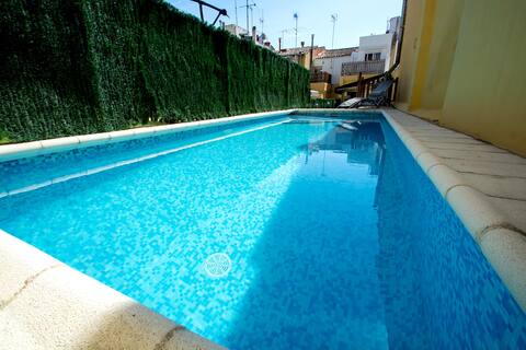 Air, Central House in Calella with Private Pool