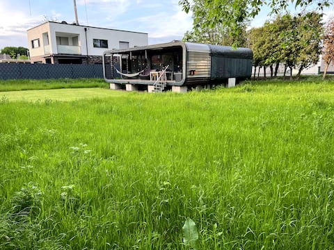 "Tiny house" approx. 60 sqm(!)+garden, cosy, close to the city