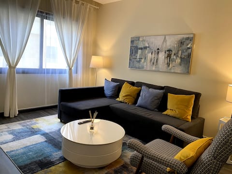 Luxury 1-Bedroom flat in private compound.