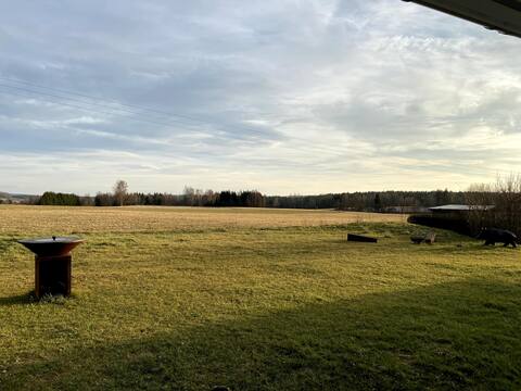 Fantastic modern bungalow distant view