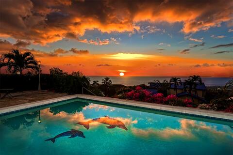 Panoramic Ocean Views! Pool, Hot Tub & A/C