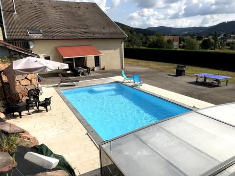 VOSGES: 4-star farm, quiet, pool