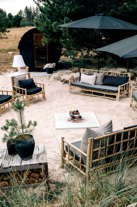 Tverstedhus - with sauna in the quiet nature