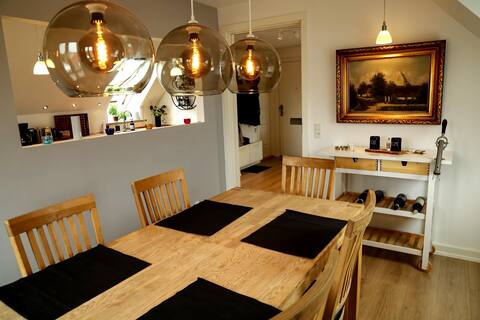 Penthouse in Dragor, 15 min to CPH airport & Metro