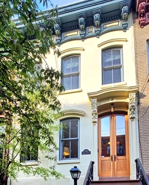 Hoboken Brownstone - parlor and upper level