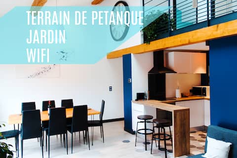 Maison large garden MEETT-Airbus-Airbus-Aéroport-golf