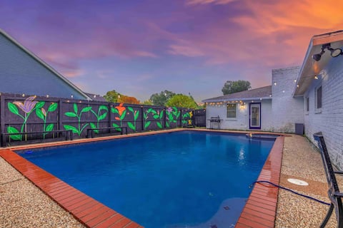 Stylish Boho Home*5Brs*Pool*Patio*2tvs*DeerPark
