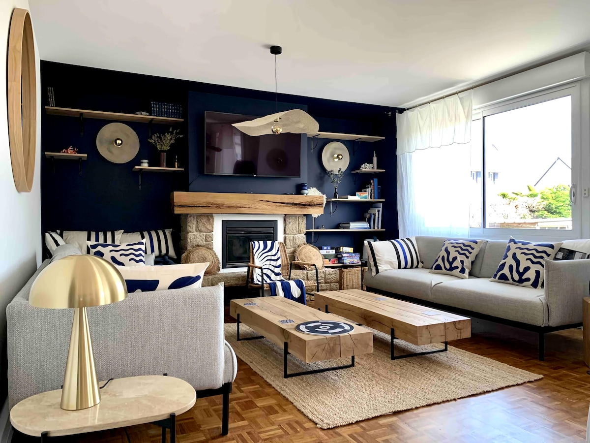 Successful Airbnb property: 4-star beachfront villa and jacuzzi in Plouescat