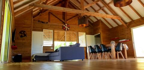 Top of villa panoramic view nature