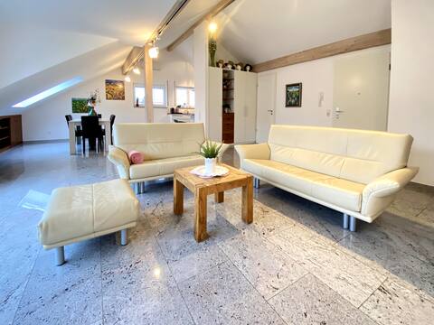 3 bedroom apartment for max 5, roof terrace, garage